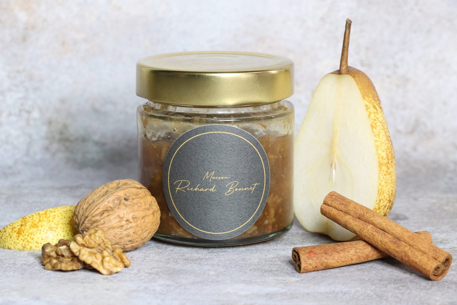 Confiture de Noël poire noix – Maison Richard Bonnet